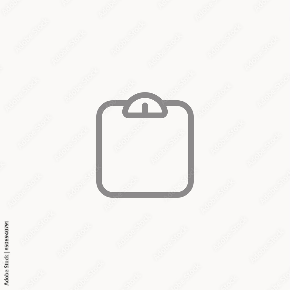 Scale vector icon sign symbol Scale vector icon sign symbol