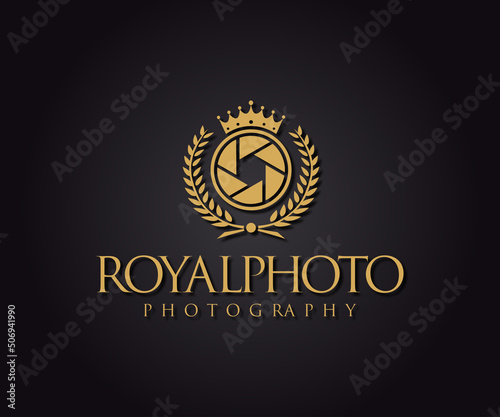 Photography Logo Design. Luxury Photography Logo Design. Studio Logo Template.