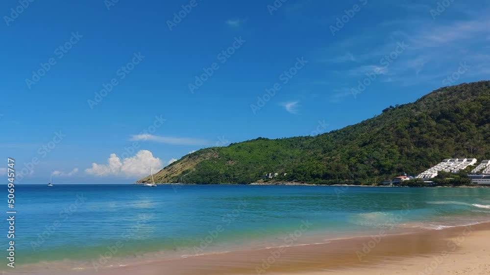Calm serene sea off the coast of a tropical island in Phuket Calm serene sea off the coast of a tropical island in Phuket
