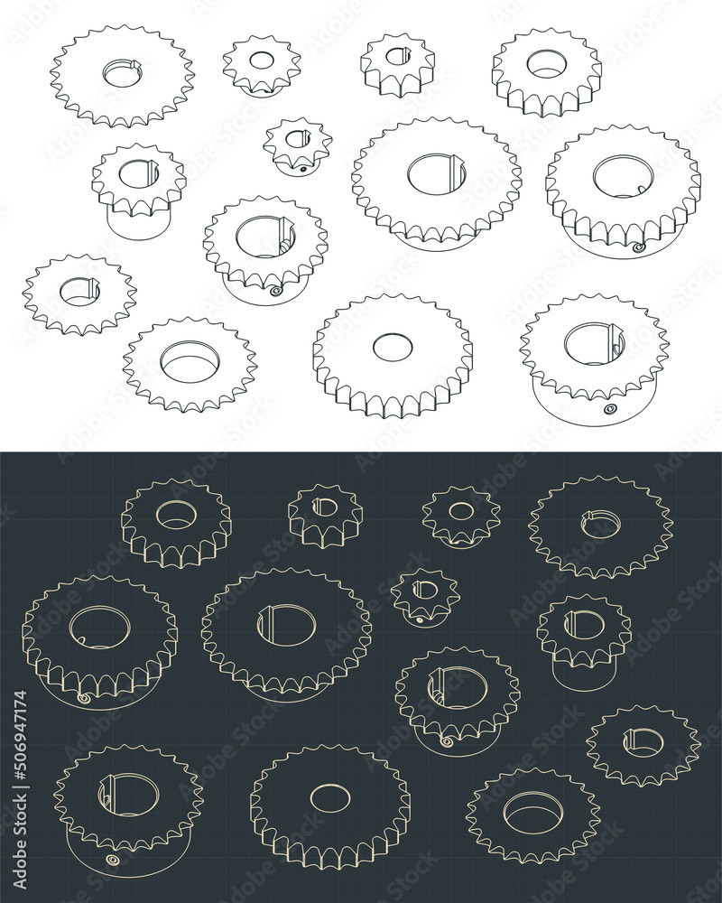 Sprockets isometric blueprints Sprockets isometric blueprints