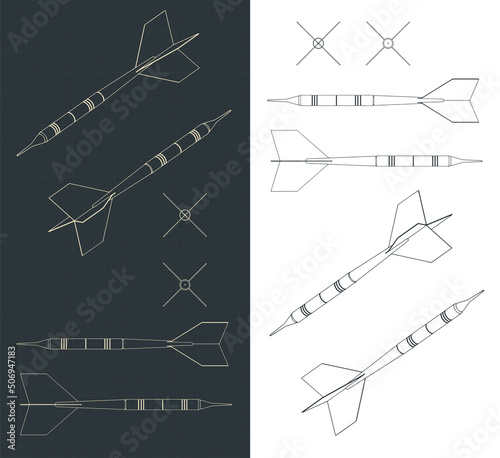 Dart arrows blueprints