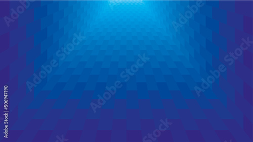 Deep Blue Wide Screen Webpage or Business Presentation Abstract Background with copyspace. HD 16x9 vector pattern. No transparents, no gradients.