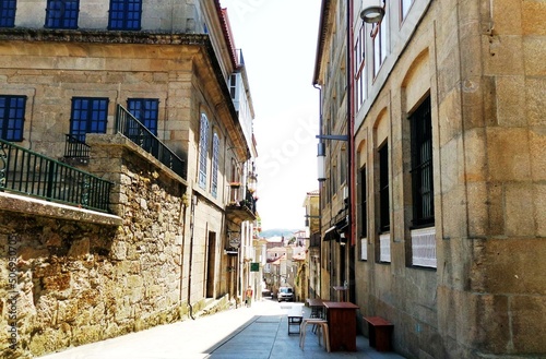 Calle del casco histórico de Pontevedra, Galicia