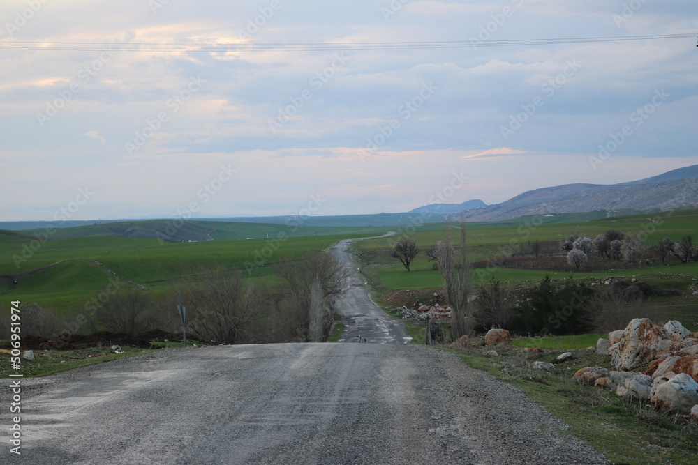 Fototapeta premium road in the mountains