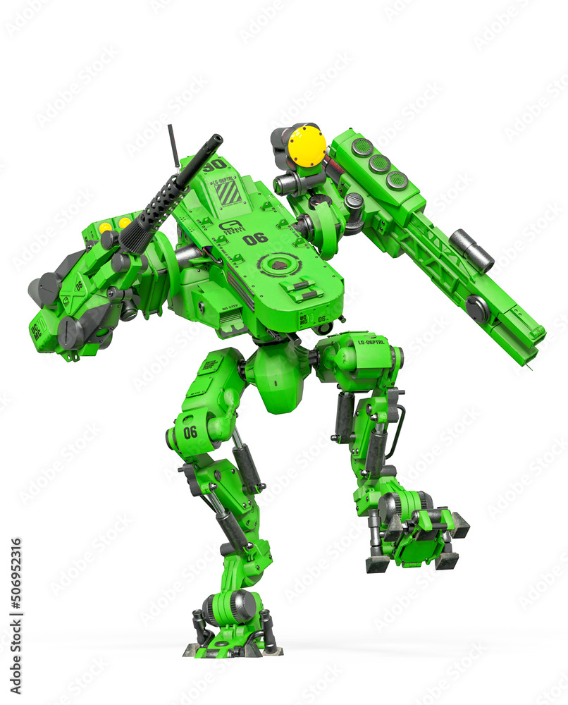 combat mech is stepped in that combat mech is stepped in that