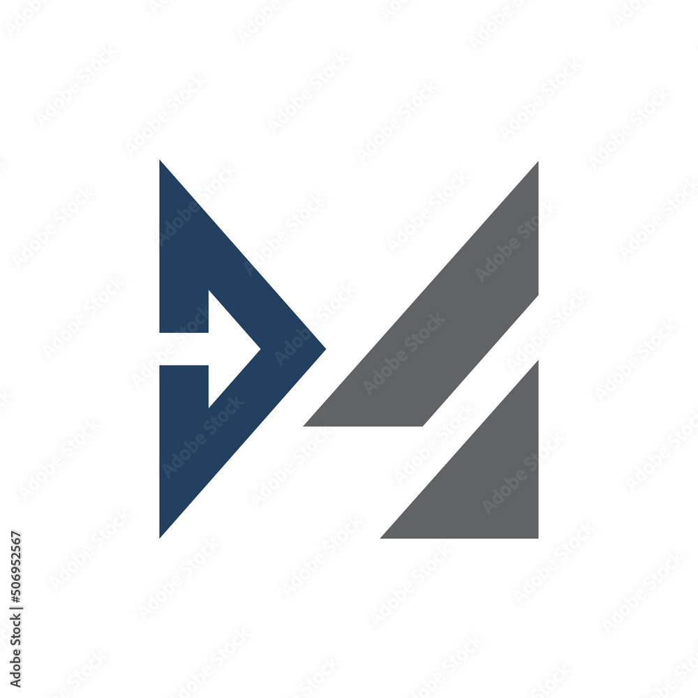 creative simple logo design DM initial creative simple logo design DM initial