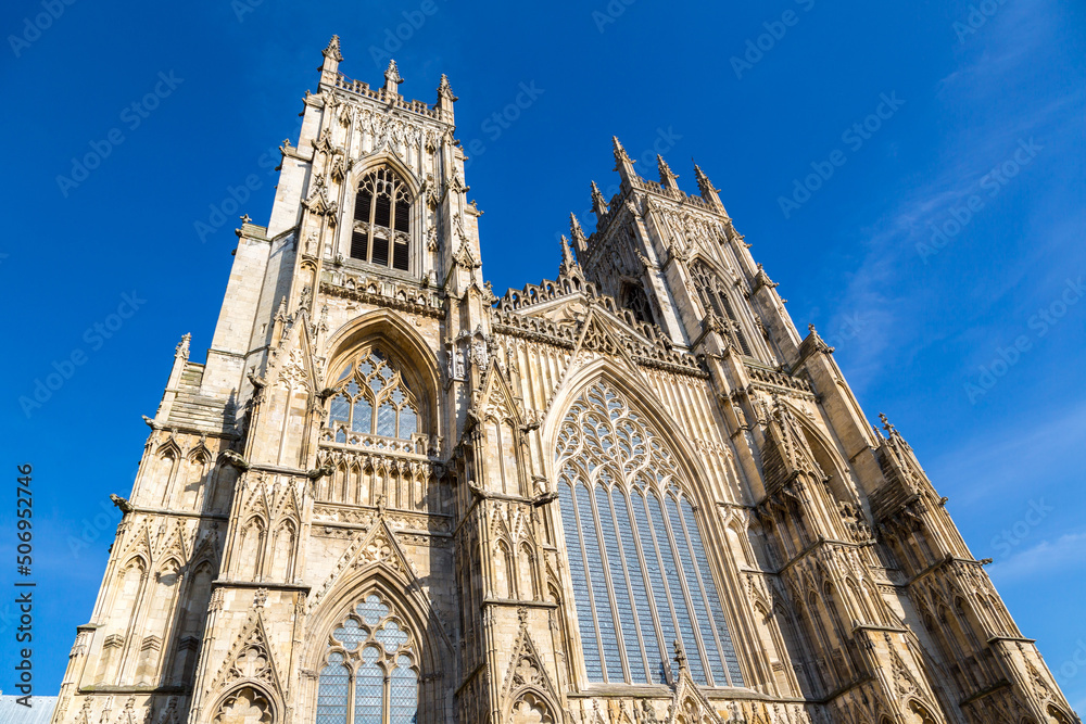 Cathedral York Minster in in York, England