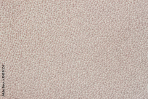 Texture of genuine leather, warm taupe color, background, pattern for backdrop photo