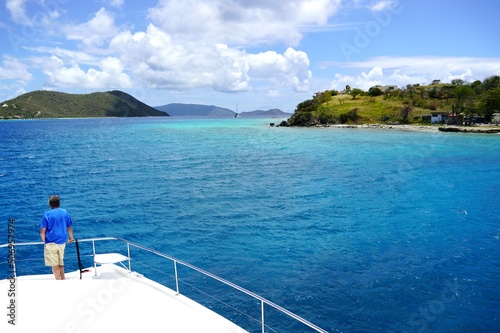 The beautiful waters at Marina Cay Island and Tortola, British Virgin Island © Mary Baratto