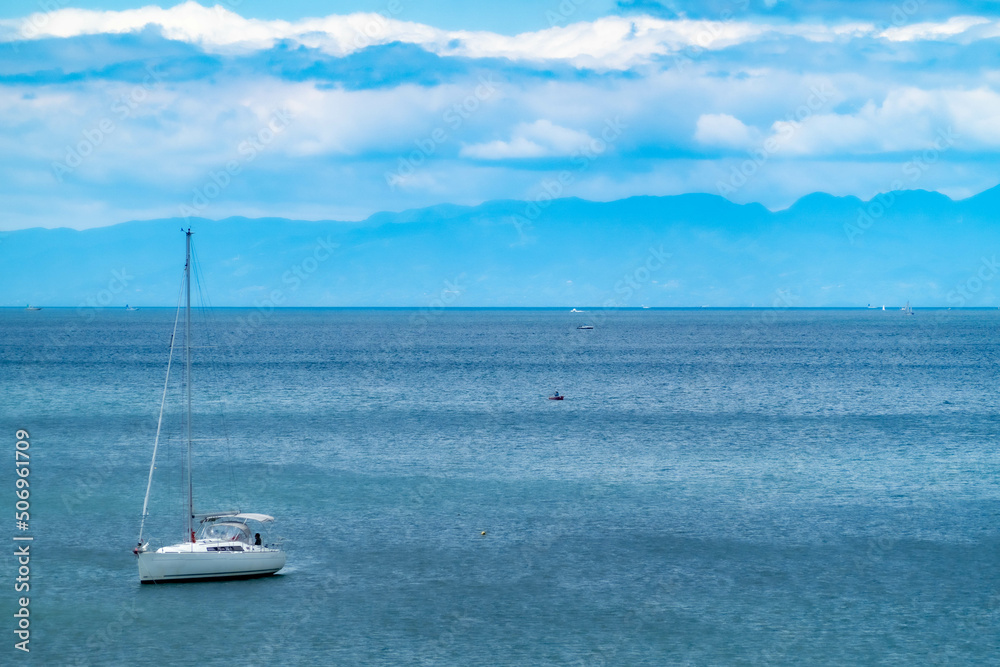 Fototapeta premium 神奈川県葉山町一色海岸からの景色 