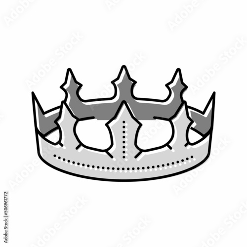 crown king color icon vector illustration © vectorwin