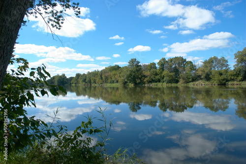 Fox River, Silver Springs State Park, Yorkville, Illinois USA photo