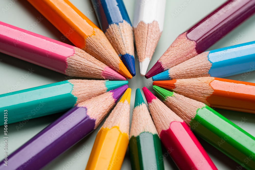 closeup color pencil, back to school concept
closeup color pencil, back to school concept