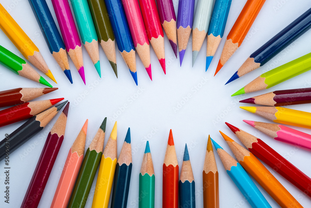 closeup color pencil, back to school concept
closeup color pencil, back to school concept