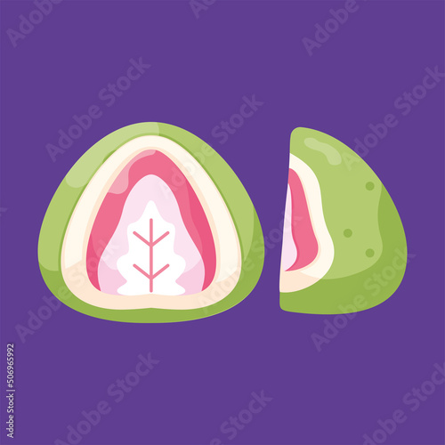 Isolated crunch cookie icon Dessert Vector illustration