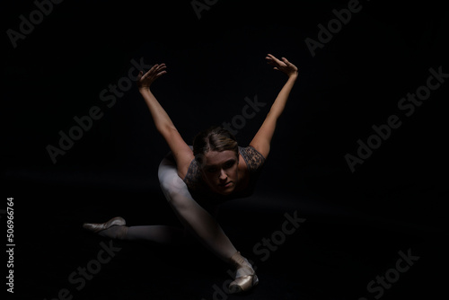 grace and charm of a ballerina's dance in a photo Studio © Александр Иванов