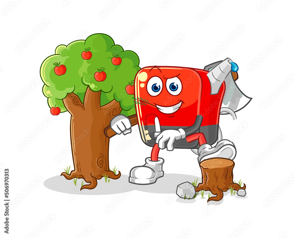 gasoline pump Carpenter illustration. character vector gasoline pump Carpenter illustration. character vector