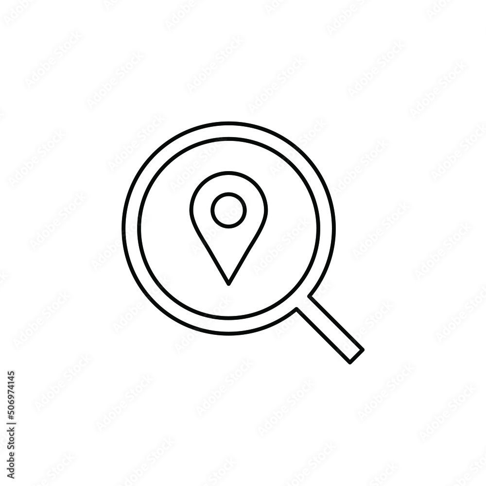 GPS, Map, Navigation, Direction Thin Line Icon Vector Illustration Logo Template. Suitable For Many Purposes. GPS, Map, Navigation, Direction Thin Line Icon Vector Illustration Logo Template. Suitable For Many Purposes.