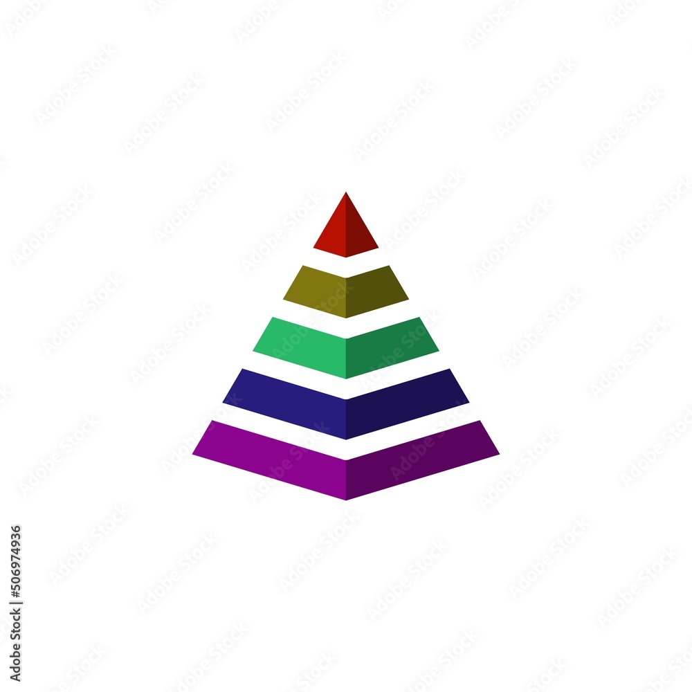 pyramid icon vector design templates pyramid icon vector design templates