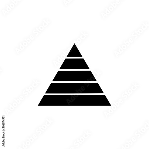 pyramid icon vector design templates