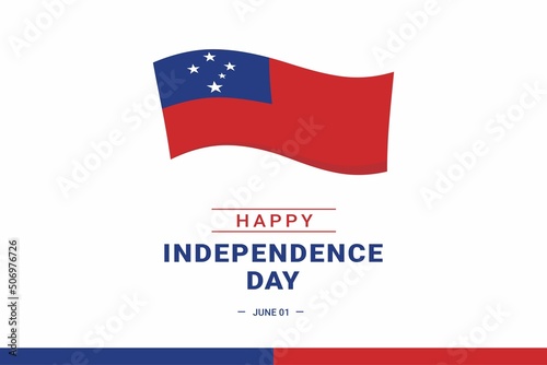 Samoa Independence Day. Vector Illustration. The illustration is suitable for banners, flyers, stickers, cards, etc. Free Download Samoa Independence Day. Vector Illustration. The illustration is suitable for banners, flyers, stickers, cards, etc. - GFXLoad