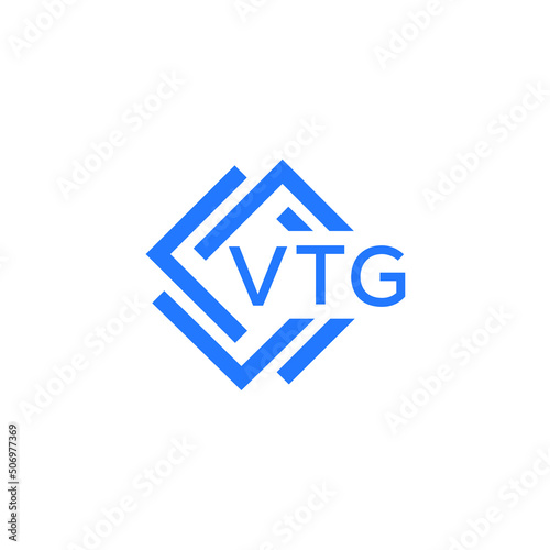 VTH technology letter logo design on white  background. VTH creative initials technology letter logo concept. VTH technology letter design.
 photo