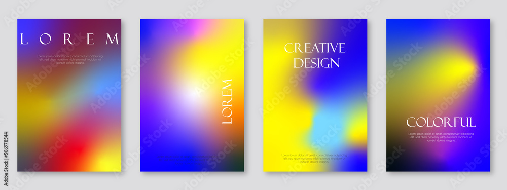 Fluid gradient vector background. Colorful cover and minimalist style poster, photo frame geometric shapes and liquid color. Soft modern wallpaper design for cover, frame, social media, presentation.