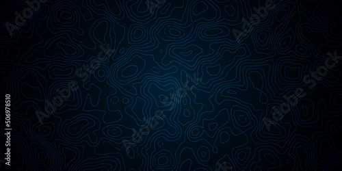 Topographic map lines background. Abstract vector illustration. The stylized height of the topographic contour in lines and contours. 