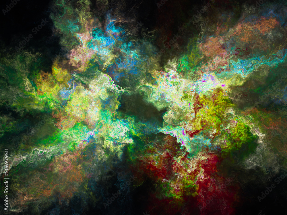 Abstract background illustration, modern hipster futuristic fractal flame graphic. colorful surreal poster, banner Abstract background illustration, modern hipster futuristic fractal flame graphic. colorful surreal poster, banner