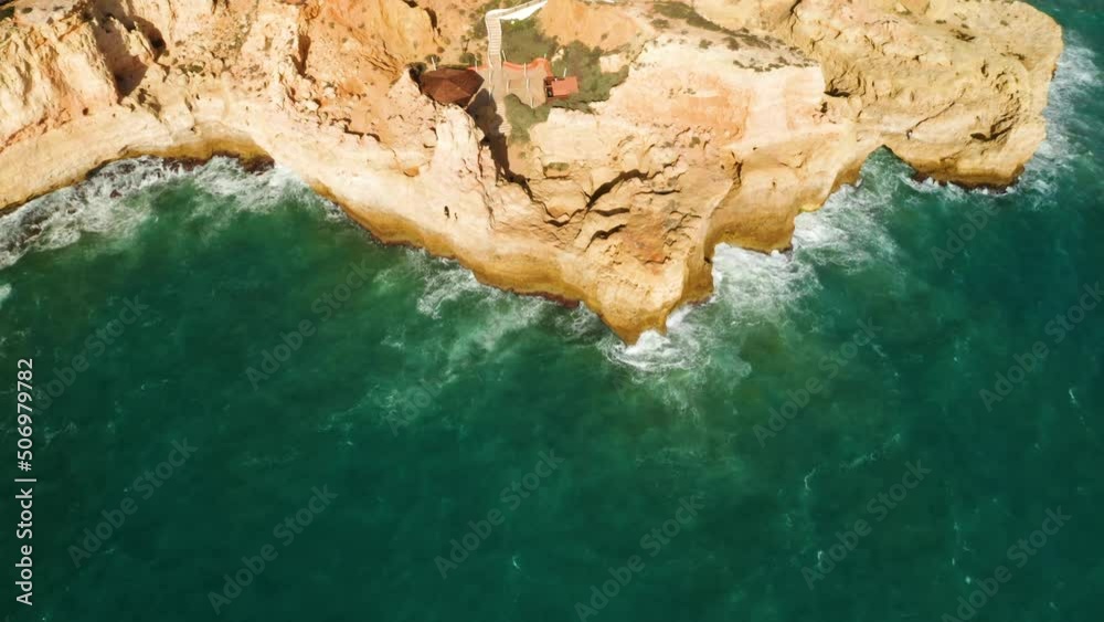 Drone shot in Portugal in the afternoon Drone shot in Portugal in the afternoon