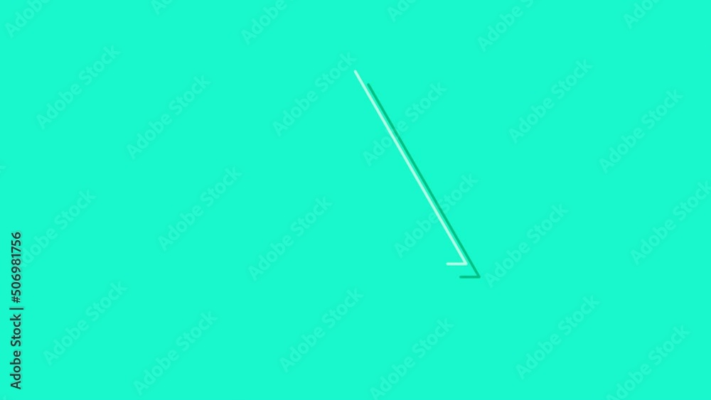 Small geometric shapes moving speedy on green background, business and corporate style Small geometric shapes moving speedy on green background, business and corporate style