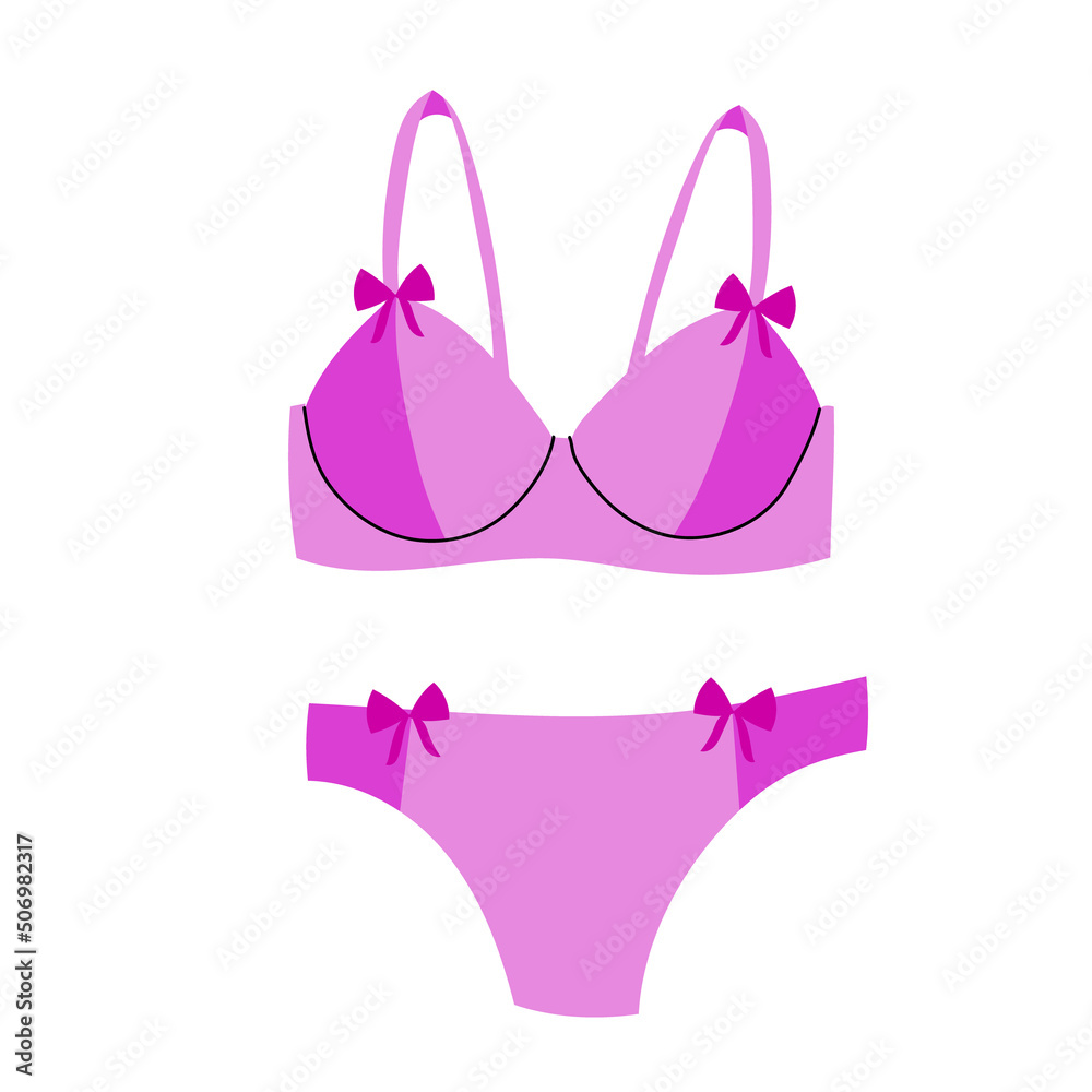 Women elegant purple lingerie.Modern colorful female underwear. Women elegant purple lingerie.Modern colorful female underwear.