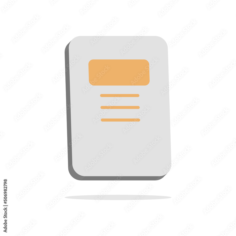 3d textbook icon in minimal cartoon style 3d textbook icon in minimal cartoon style