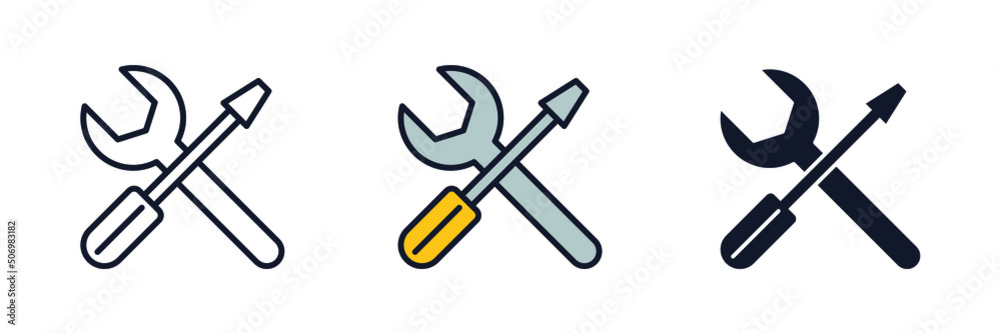 tools icon symbol template for graphic and web design collection logo vector illustration tools icon symbol template for graphic and web design collection logo vector illustration