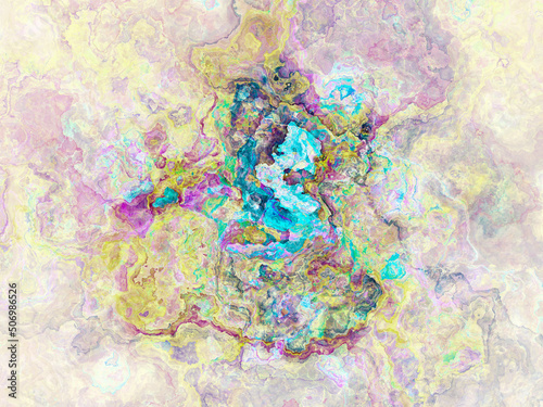 Abstract background illustration, modern hipster futuristic fractal flame graphic. colorful surreal poster, banner