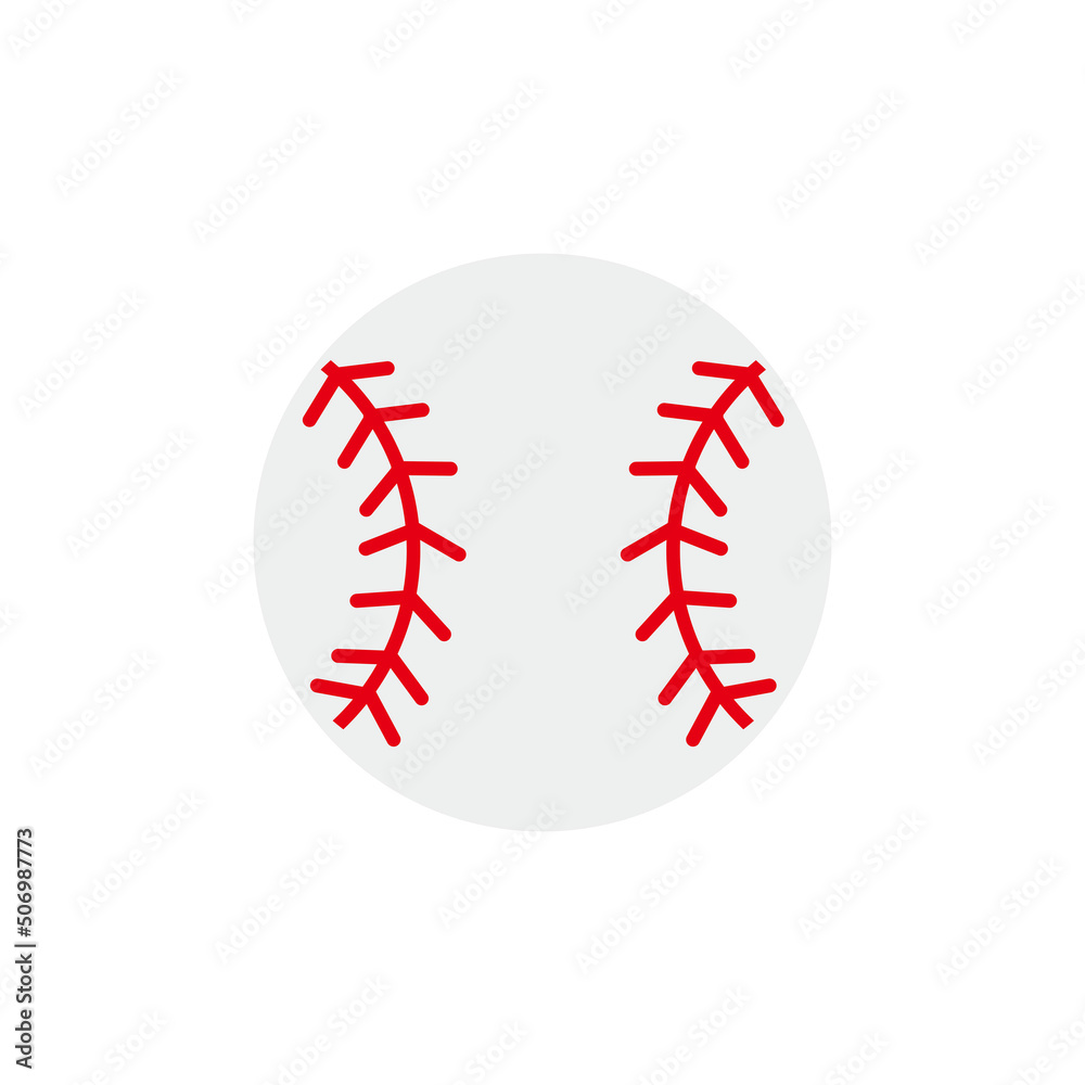 Baseball ball vector illustration sign