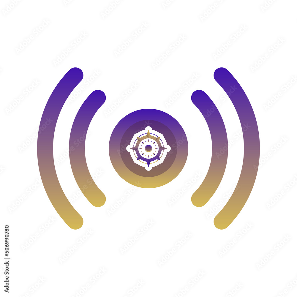 live compass logo gradient design template icon live compass logo gradient design template icon