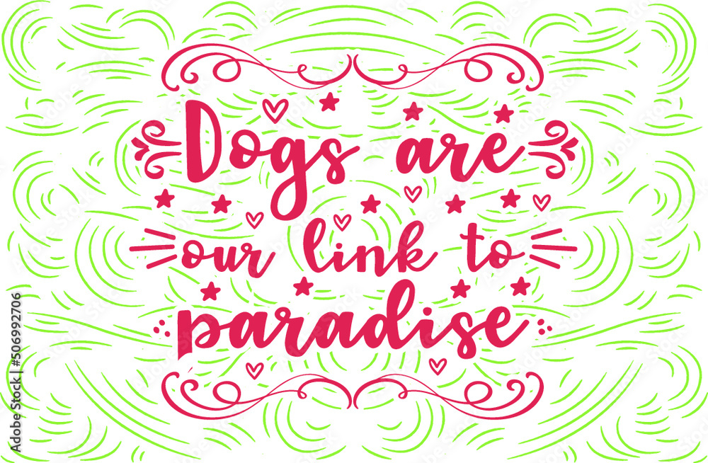 Obraz premium dog t shirt and svg design