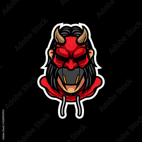 ONI MASK GANGSTER SPORT LOGO