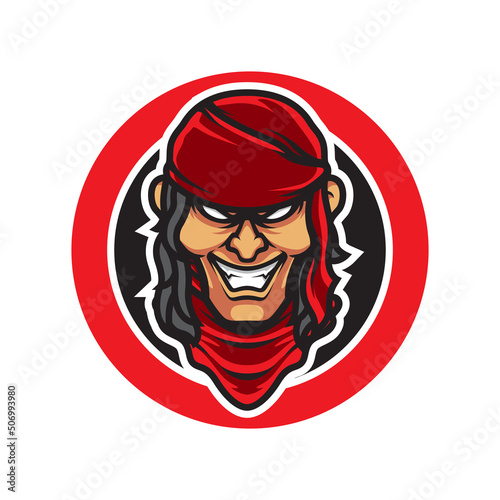 PIRATES HEAD SPORT MASCOT LOGO