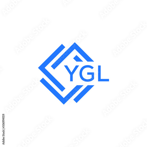 YGL technology letter logo design on white background. YGL creative initials technology letter logo concept. YGL technology letter design.