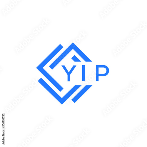 Free Download YIP technology letter logo design on white  background. YIP creative initials technology letter logo concept. YIP technology letter design. - GFXLoad