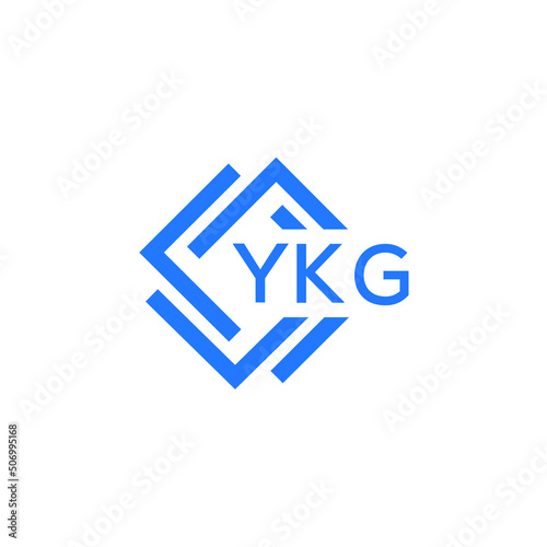 Free Download YKG technology letter logo design on white  background. YKG creative initials technology letter logo concept. YKG technology letter design. - GFXLoad