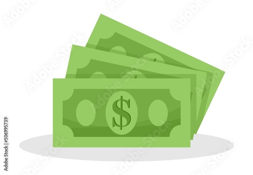 coins and dollars. Gold coins stack concept illustration in flat style. treasure of gold wealth with bright sparkles, money gold coins stacks concept of savings and dividends