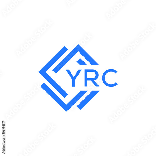 YRC technology letter logo design on white background. YRC creative initials technology letter logo concept. YRC technology letter design. 