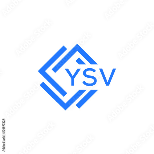 YSV technology letter logo design on white background. YSV creative initials technology letter logo concept. YSV technology letter design. 