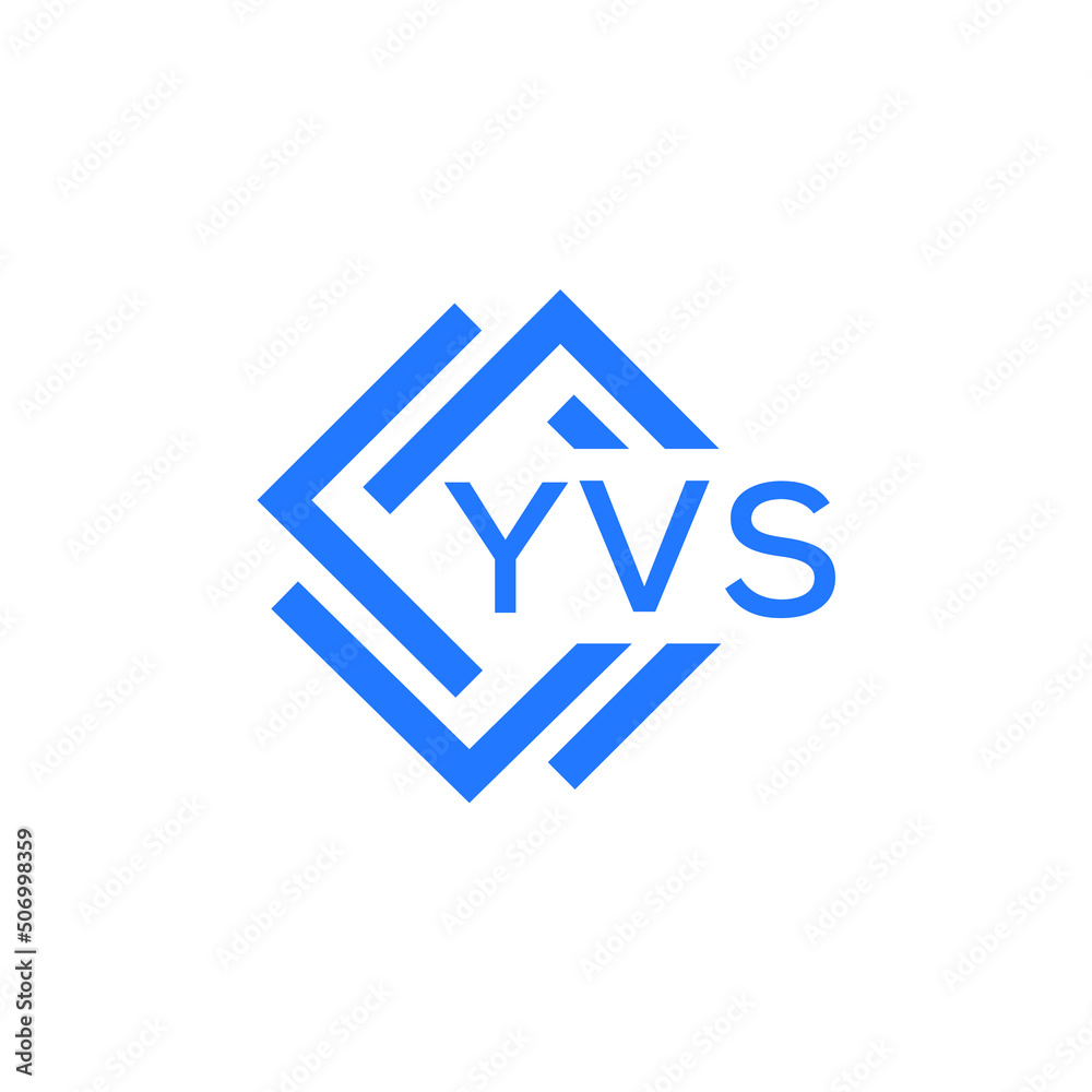 YVS technology letter logo design on white  background. YVS creative initials technology letter logo concept. YVS technology letter design.
