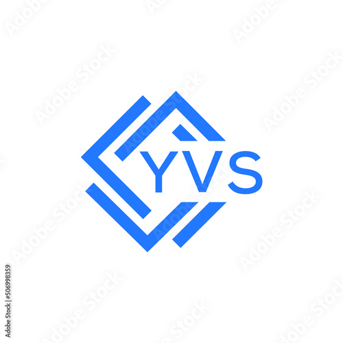 YVS technology letter logo design on white background. YVS creative initials technology letter logo concept. YVS technology letter design. 