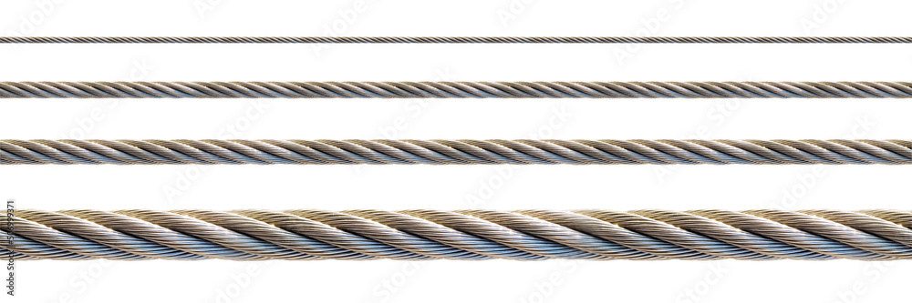 Seamless steel cable. - obrazy, fototapety, plakaty 