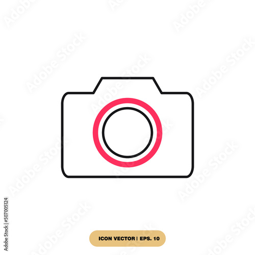 camera icons symbol vector elements for infographic web